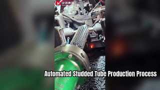 Automated Studded Tube Production Process